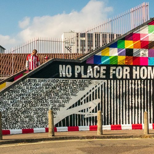 We teamed up with Southampton FC to unite the City against homophobia in football